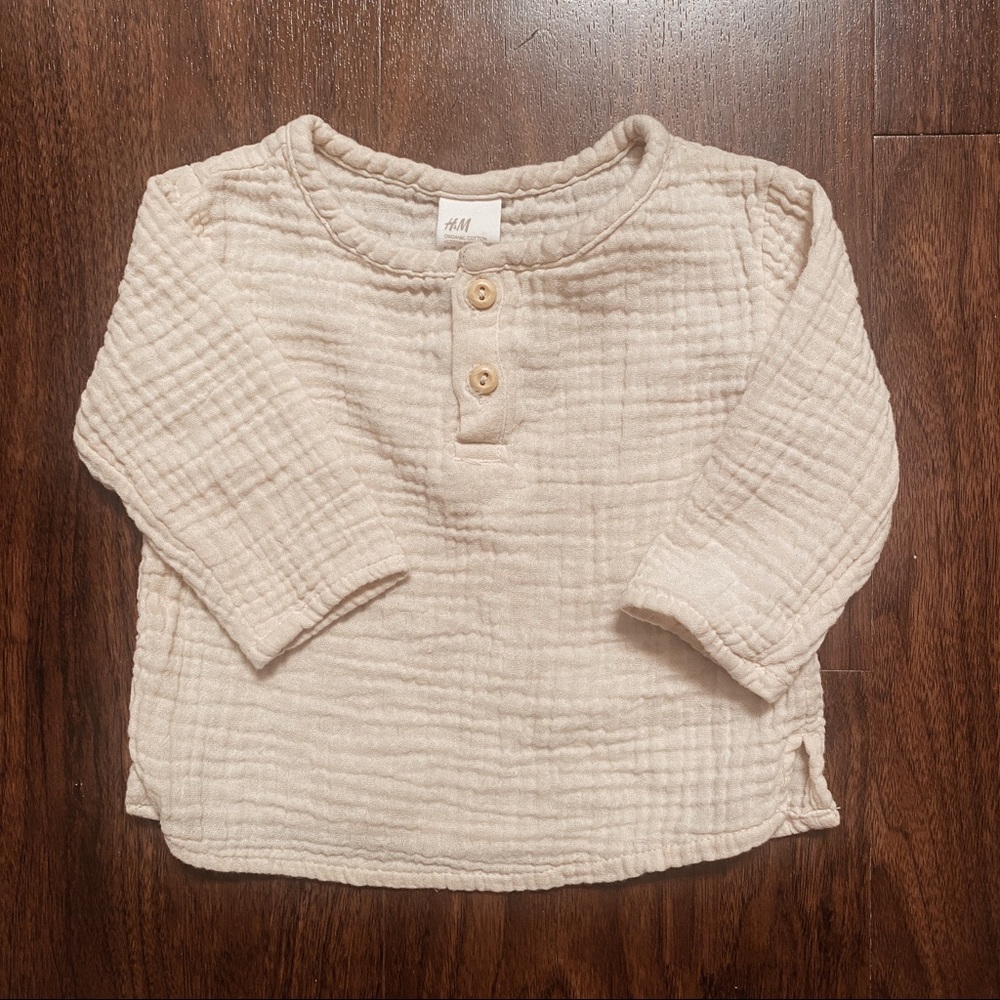 Cotton Muslin Button top